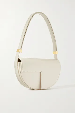 Patou - Le Petit Patou Leather Shoulder Bag - Ivory