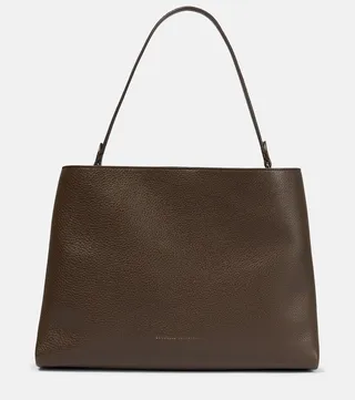 Medium embellished leather tote bag