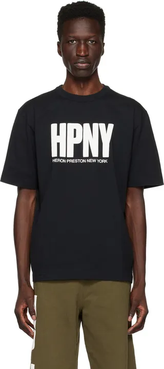 Heron Preston Black HPNY T-Shirt