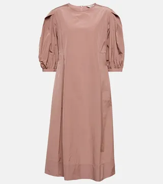 Liuti taffeta midi dress