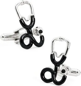 Medical Stethoscope Cufflinks
