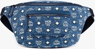 Fursten Belt Bag in Vintage Denim Jacquard