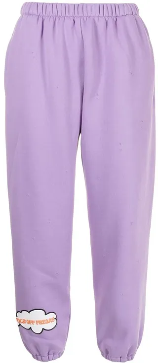Slogan-Patch Track Trousers