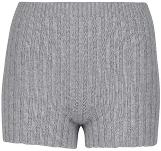 Kinsley ribbed-knit wool-blend shorts