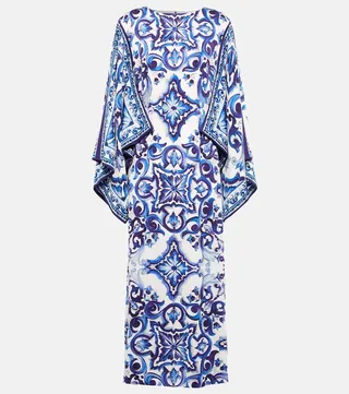 Printed midi dress