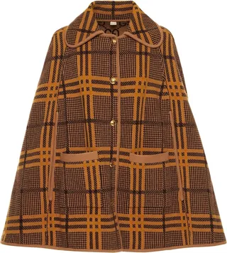 Fine wool cape
