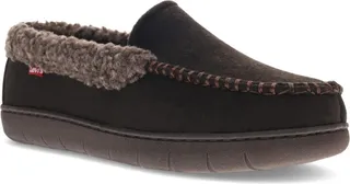 Levi's Men's Roger Memory Foam Sherpa Venetian Slippers