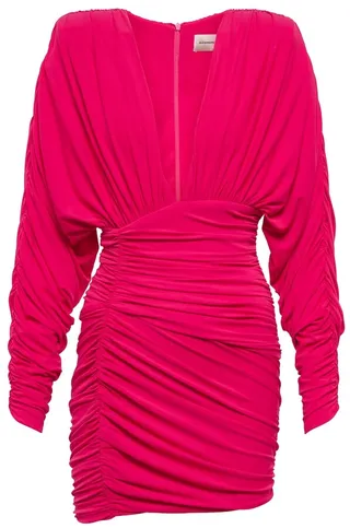 Ruched minidress