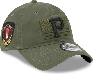 Men's New Era Green Pittsburgh Pirates 2023 Armed Forces Day 9TWENTY Adjustable Hat
