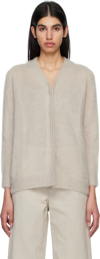 S Max Mara Beige Polis Cardigan