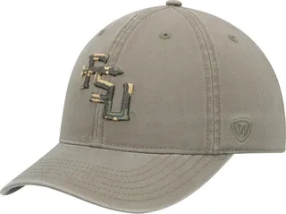 Men's Top of the World Olive Florida State Seminoles Oht Military-Inspired Appreciation Unit Adjustable Hat