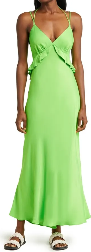 Ruffle Midi Dress