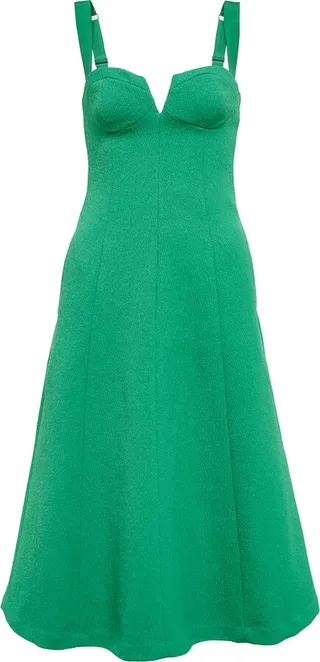 Dionne crepe midi dress