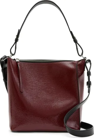 Kita Leather Messenger Crossbody Bag