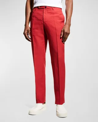 Men's Slim-Fit Chinolino Trousers