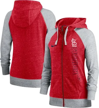 Nike Women's Red St. Louis Cardinals In Pocket Gym Vintage Full-Zip Hoodie