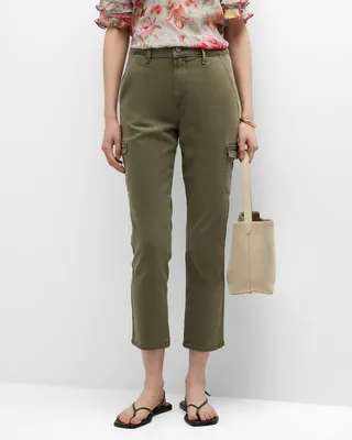 Jolie Slim Straight Cropped Cargo Pants