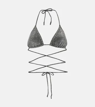 Miami Lurex® triangle bikini top