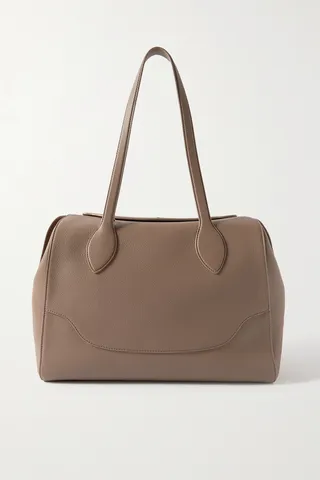 Loro Piana - Sesia Happy Day Large Textured-leather Tote - Brown
