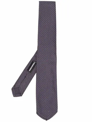 Patterned Silk Tie