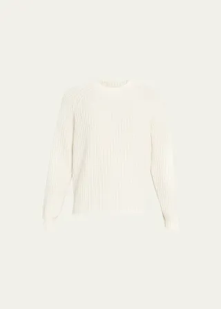 Men's Caleb Cashmere English Rib Sweater