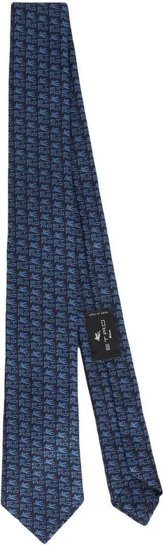 All-Over Monogram-Pattern Tie