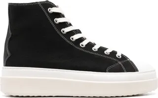 Black Austen High-Top Platform Sneakers