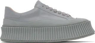 Jil Sander Blue Platform Sneakers