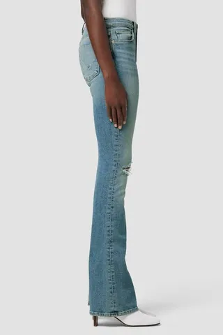 Hudson Jeans Barbara High-Rise Bootcut Jean - Royalty