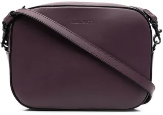 Logo-Debossed Leather Camera Bag