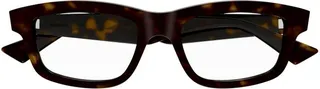 Bottega Veneta Eyewear Rectangle-Frame Glasses