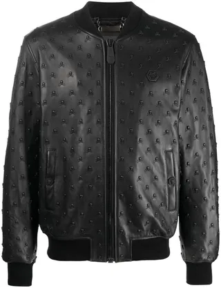 Leather Bomber Jacket