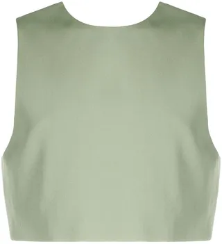 Wool Cropped Bib