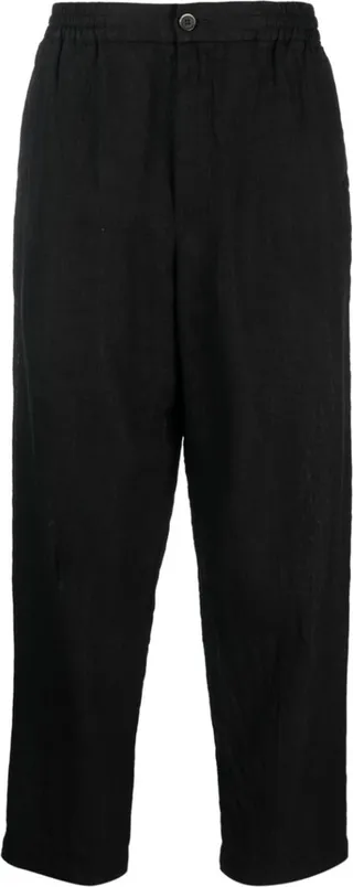 Cropped Tapered Trousers