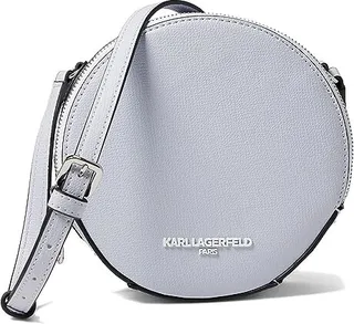 Karl Lagerfeld Paris Abrielle Crossbody (Ice Blue) Handbags