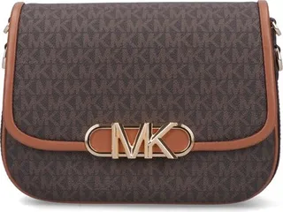 Michael Michael Kors Parker Monogram Logo-Patch Shoulder Bag