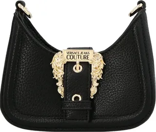 Versace Jeans Couture Logo Buckled Shoulder Bag