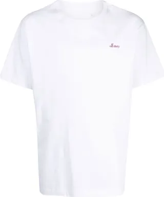 logo-print cotton T-shirt