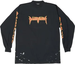 logo-print long-sleeve T-shirt