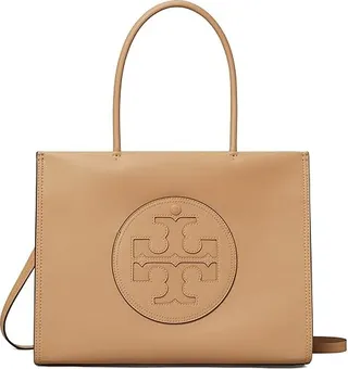 Tory Burch Ella Bio Small Tote (Light Sand) Handbags