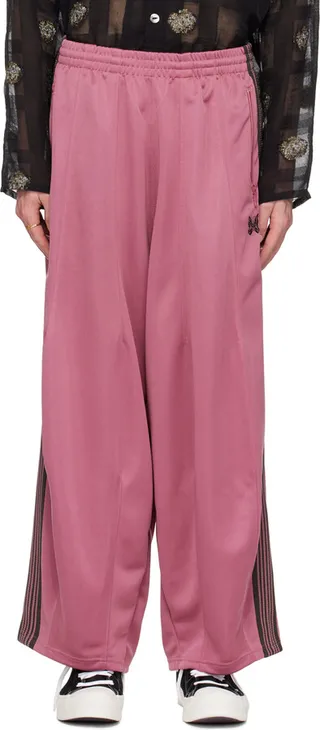 NEEDLES Pink Track Sweatpants