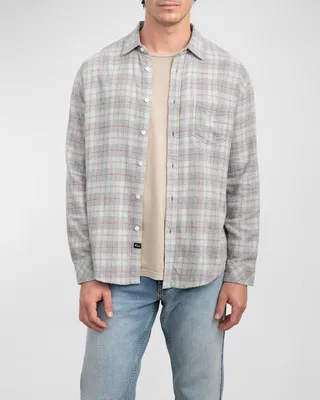 Men's Lennox Plaid Collared Shirt