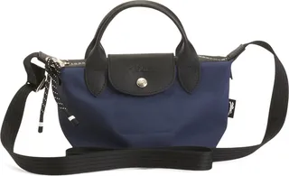 Le Pliage Energy Canvas And Leather Small Tote Crossbody