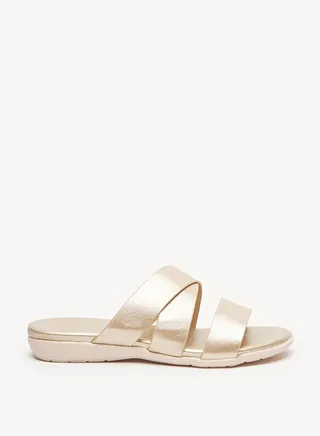 Multi Strap Low Heel Sandals