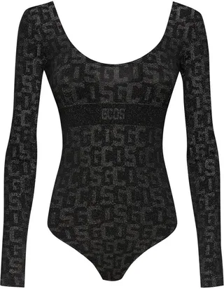Wolford X GCDS Monogram Scoop-Neck Bodysuit