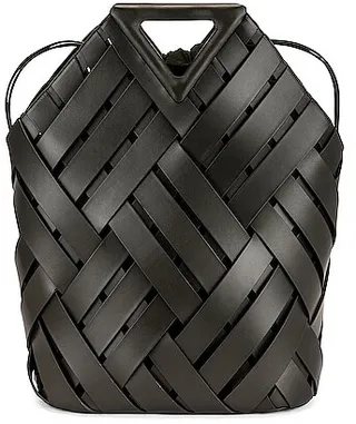 Bottega Veneta Triangle Handle Tote in Dark Green