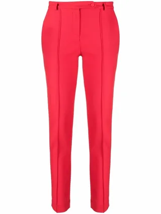 Straight-Leg Tailored Trousers