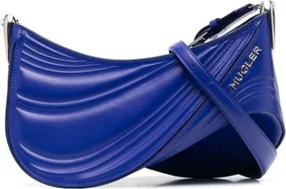 Medium Spiral Curve 01 embossed crossbody bag