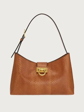 Ferragamo Women Trifolio shoulder bag Brown
