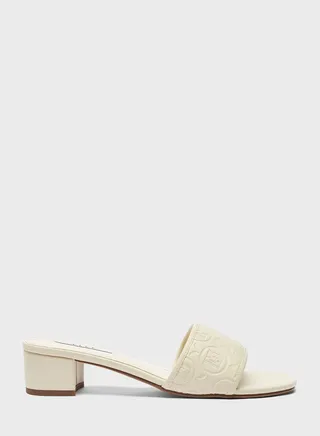 Single Strap Low Heel Sandals